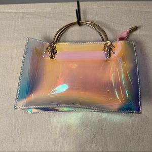 Iridescent Vinyl Little Purse
